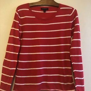Banana Republic red and white striped sweater
